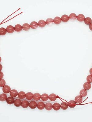 String Bead 8mm Cherry Quartz