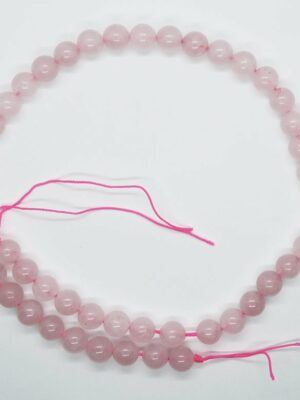 String Bead 8mm Rose Quartz