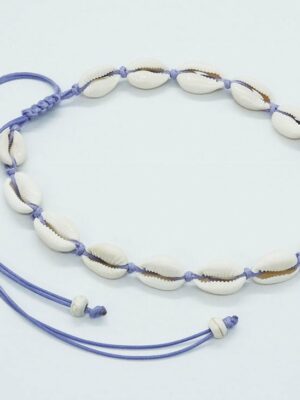 Necklace Shell Purple