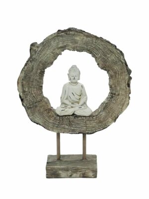 Buddha Sitting In Round Tree (CLEARANCE)