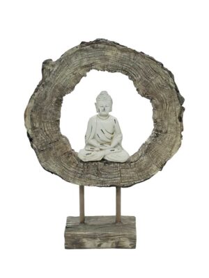 Buddha Sitting In Round Tree (CLEARANCE)