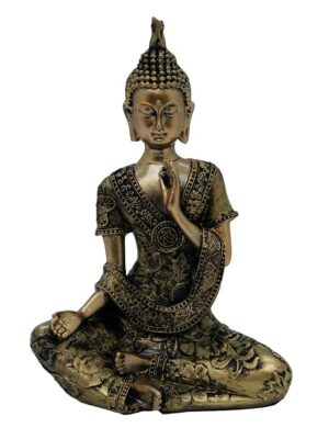 Buddha Sitting Gold 17cm (CLEARANCE)