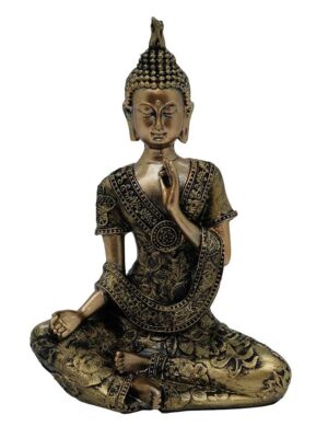 Buddha Sitting Gold 17cm (CLEARANCE)