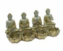 Buddhas Sitting T-Light Holder (CLEARANCE)