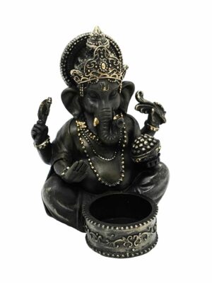 Ganesh Sitting T-Light Holder (CLEARANCE)