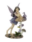 Fairy On Mushroom With Dragon (CLEARANCE)