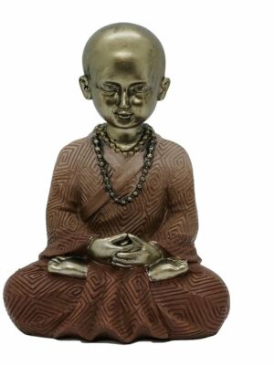 Monk Sitting With Robe 16cm (CLEARANCE)