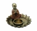 Monk T-Light Holder In Lotus (CLEARANCE)
