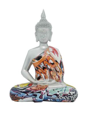 Buddha Sitting Colourful 11"