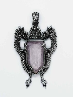 Pendant Dragon Rose Quartz