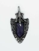 Pendant Dragon Claw Amethyst