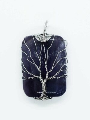 Pendant TOL Rect Amethyst