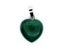 Pendant Heart Malachite 16mm