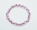 Bracelet Evil Eye Pink Metal