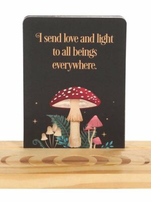 Affirmation Cards With Wooden Stand