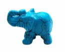Elephant Blue Howlite 40mm