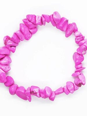 Bracelet Chip Pink Howlite