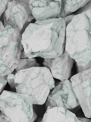 Rough White Howlite 4-5cm