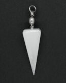 Selenite Pendant Prism 4cm