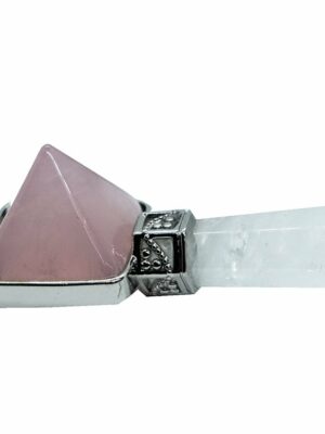 Pendant Pyramid Wand Rose Quartz