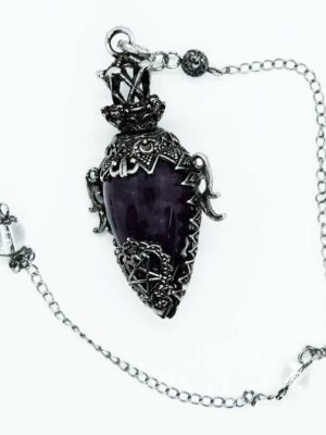 Pendulum Pentagram Vase Amethyst