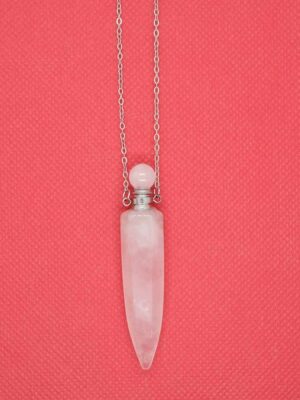 Necklace Perfume Bottle Rose Q