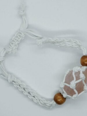 Bracelet Woven For Tumble White (Tumble Stone Not Included)