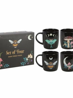 Mug Set of 4 Dark Forest