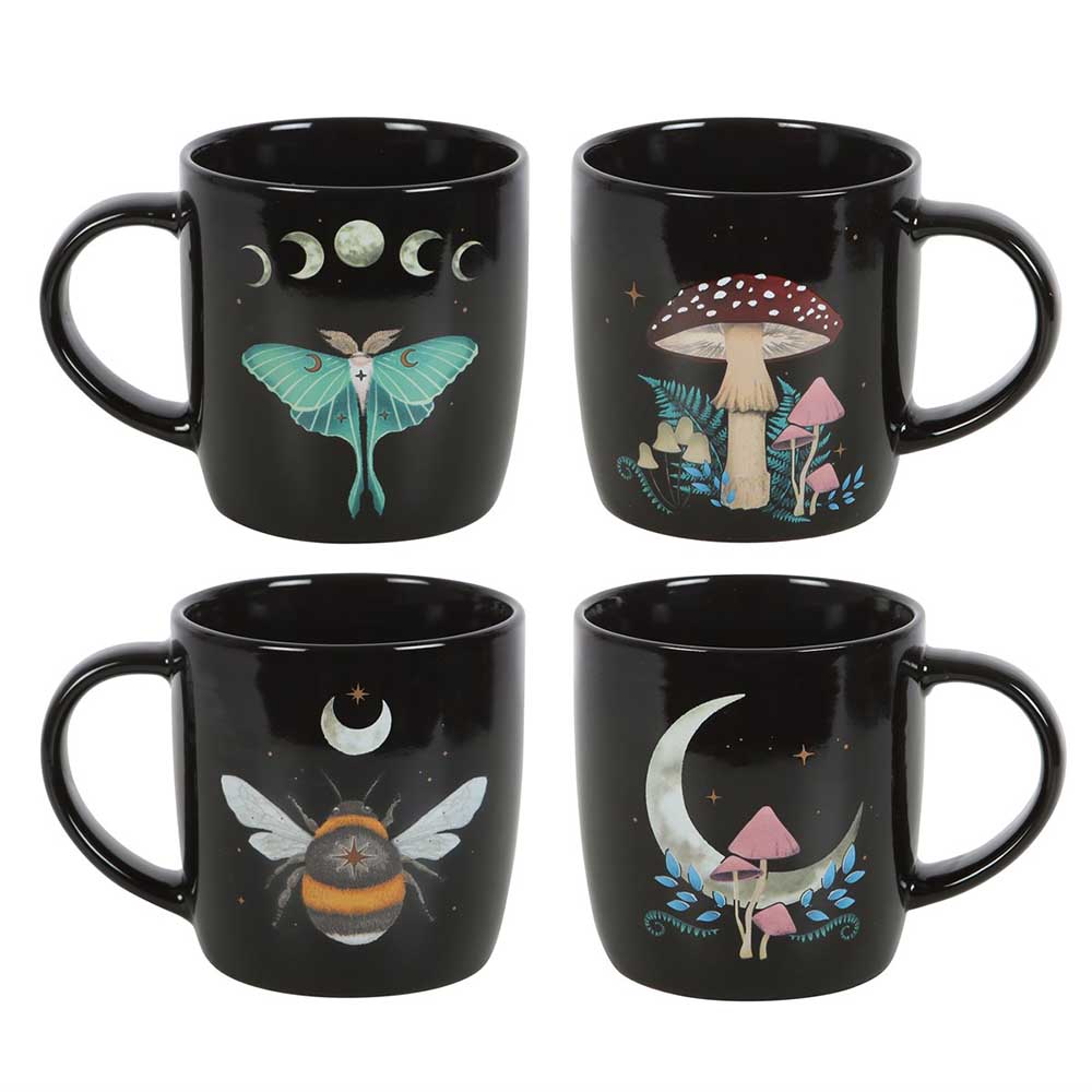 Mug Set of 4 Dark Forest - Image 2