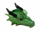 T-Light Holder Dragon Head Green