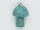 Pendant Mushroom Blue Howlite
