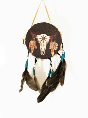 Dream Catcher Bull Head 12cm