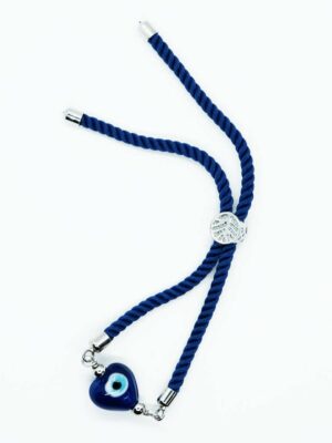 Bracelet Evil Eye Heart Blue