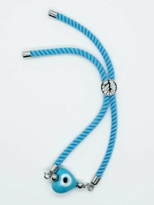 Bracelet Evil Eye Heart Turquoise