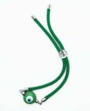Bracelet Evil Eye Round Green