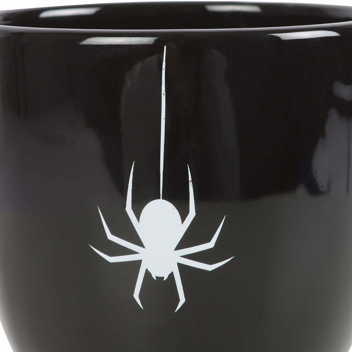 Teacup Ceramic Black Spider - Image 2