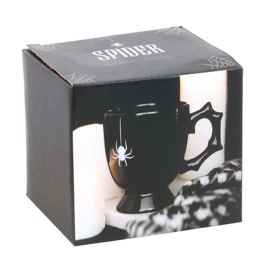 Teacup Ceramic Black Spider - Image 5