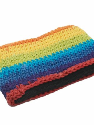 Square Rainbow Zip Purse
