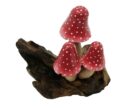 Mushroom Wooden Red 15cm