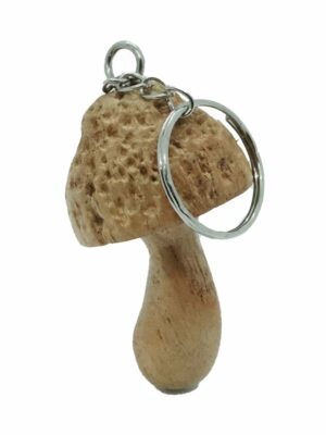 Mushroom Natural Keyring