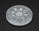 Selenite Disc Moon Phase 10cm