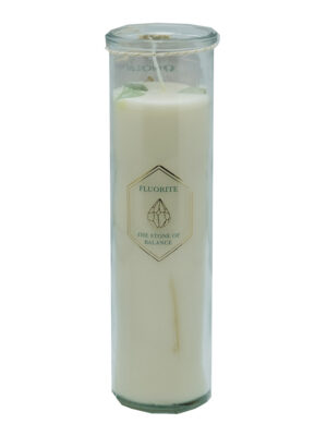 Candle Tube Green Fluorite