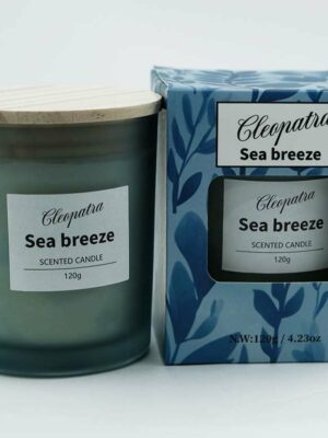 Candle W/Crystal Sea Breeze 120g