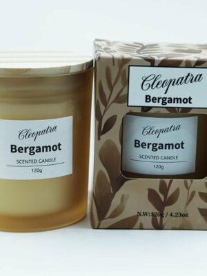Candle W/Crystal Bergamot 120g