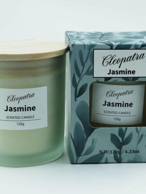 Candle W/Crystal Jasmine 120g
