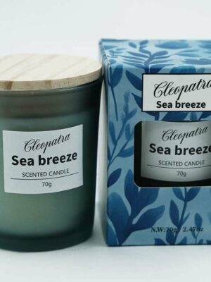 Candle W/Crystal Sea Breeze 70g