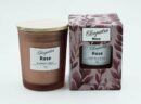 Candle W/Crystal Rose 70g