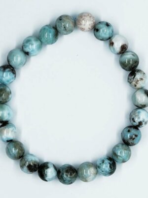 Bracelet 8mm Bead Larimar