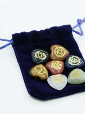 Stone Set Chakra Heart