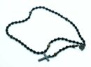 Rosary Bead Onyx With Cross